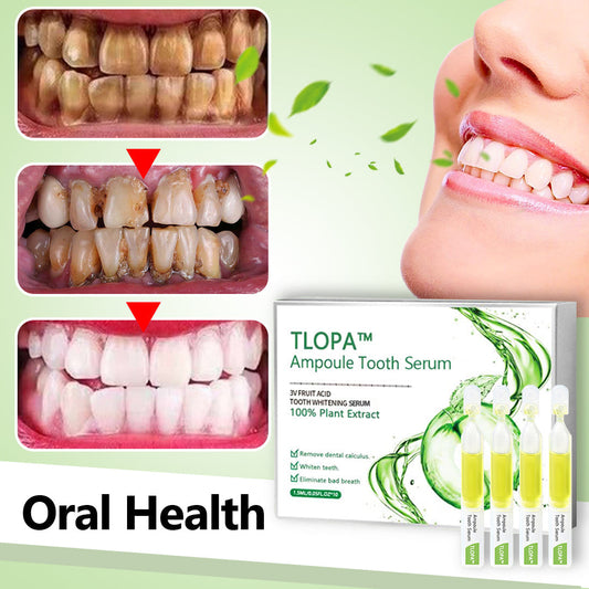 🔥TLOPA™ Ampullás fogkrém, A fogkő és a lepedékbaktériumok eltávolítása és különböző szájüregi problémák megszüntetése