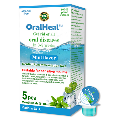 OralHeal™ Zselé Kupak Szájvíz Fogak és száj egészségének helyreállítása⭐⭐⭐⭐⭐Korlátozott időszakos kedvezmény Utolsó 30 perc